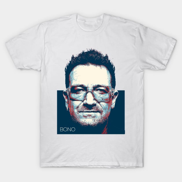 Bono U2 T-Shirt by Indonexia